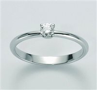 Anello Miluna Donna in Oro bianco Diamante 0.09 Ct LID2691/009 - LID2691/009